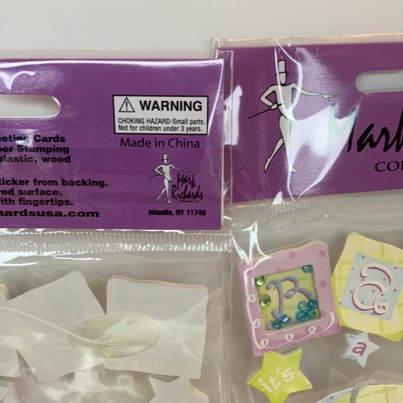 Mark Richards Scrapbook Stickers Card Making Baby Boy Star Moon Paper Crafts - Picture 11 of 13